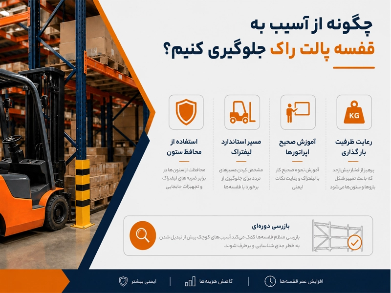 جلوگیری از آسیب به قفسه پالت راک